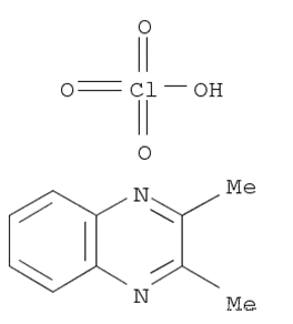 Molecular Structure of 65790-18-3 (Quinoxaline, 2,3-dimethyl-, monoperchlorate)
